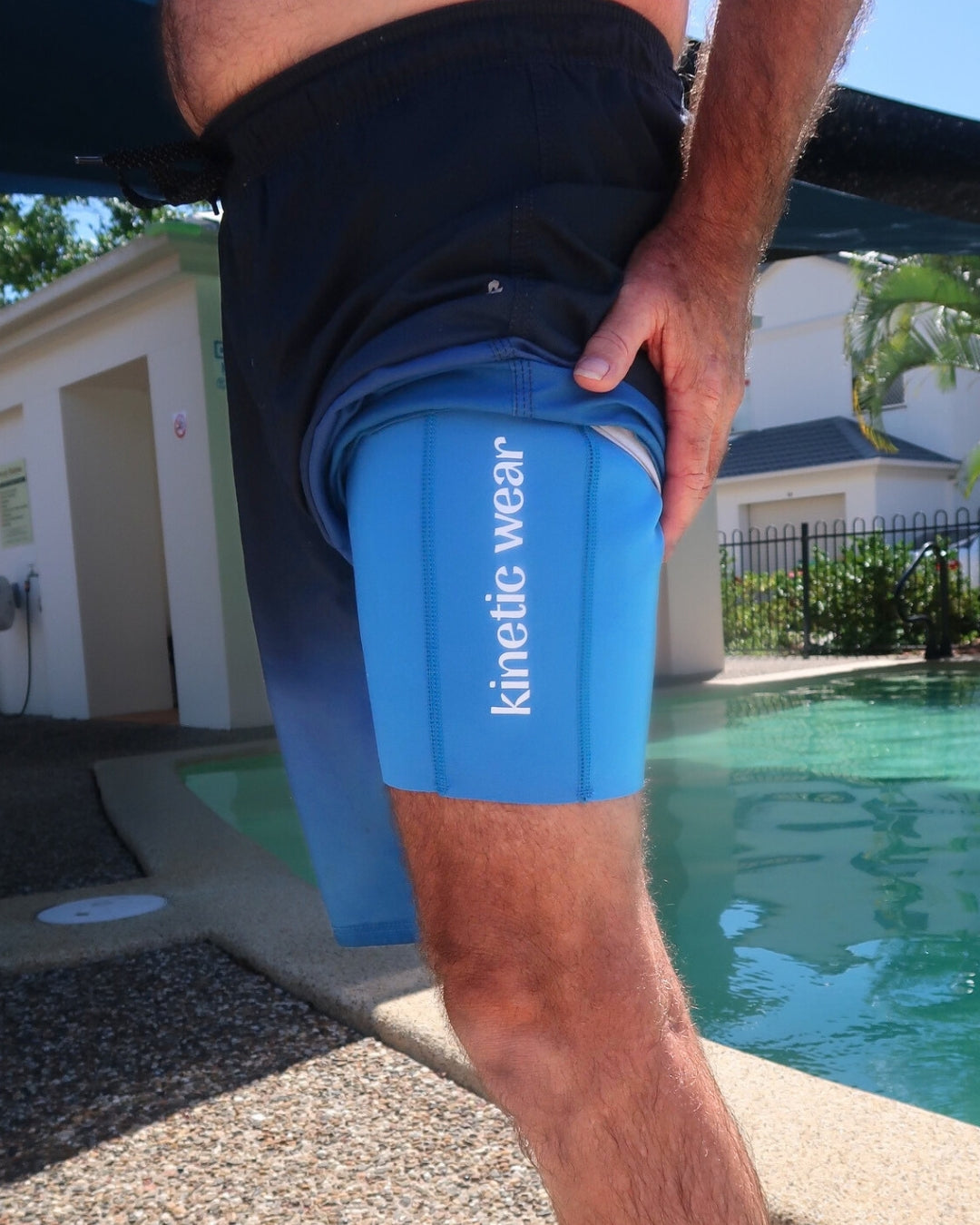 Anti-Chafe Water Jocks - Blue