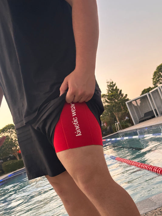 Anti-Chafe Water Jocks - Red